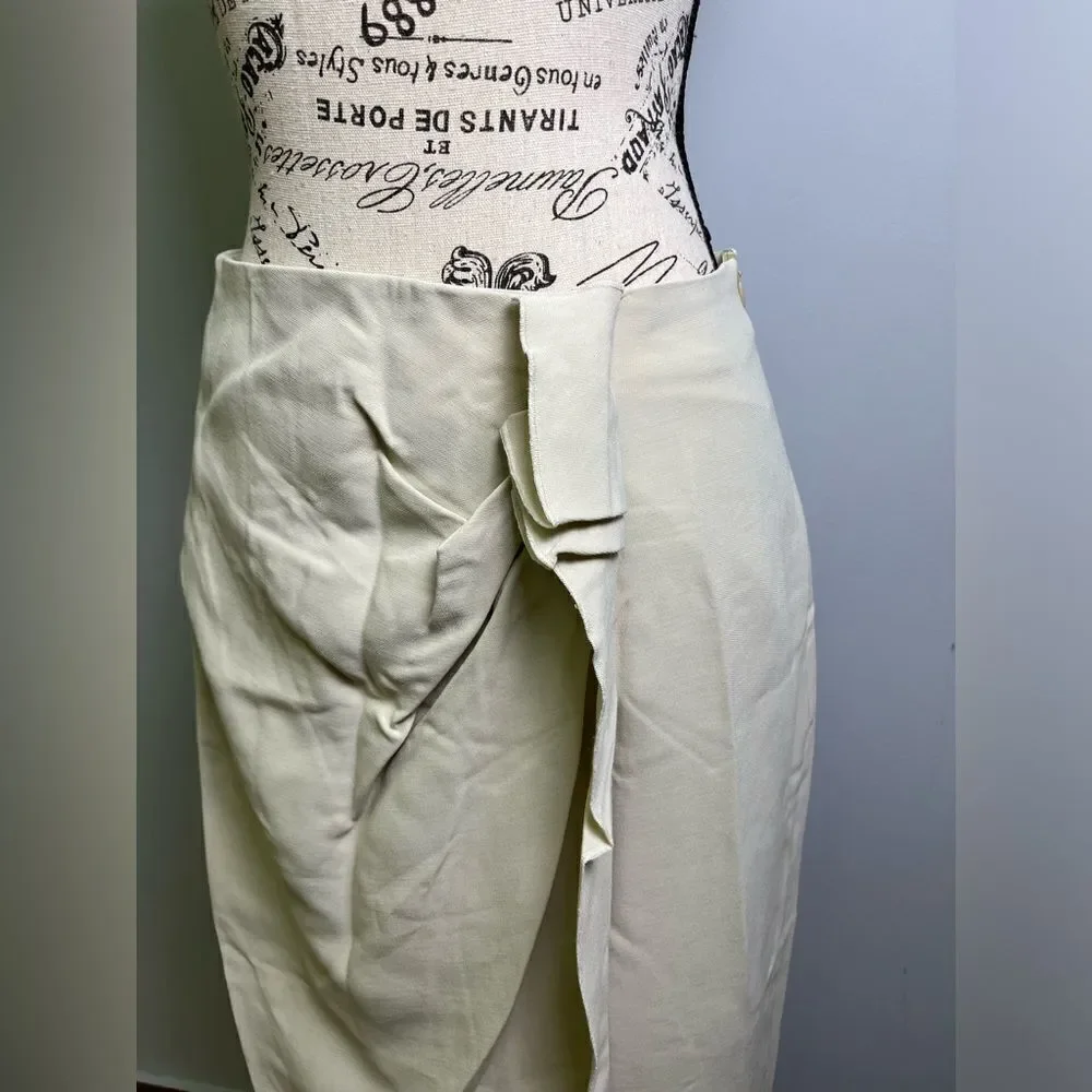 Iro Minilya Draped High-Waist Skirt NWT Size 36=size XS